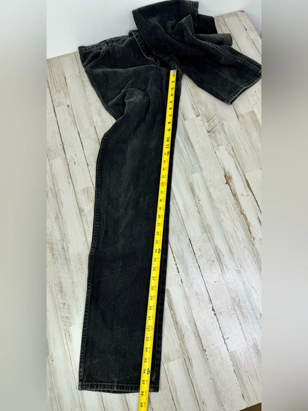 Wrangler Jeans Men's 34x38 Black Cowboy Western Outdoors 13MW2WK